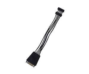 SilverStone SST-CP06-E2 - Cavo adattatore da 1 a 2x SATA ( super flessibile ), con due condensatori 2200μF