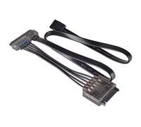 SilverStone SST-CP13 Cavo Combo SATA con LED - 100/500 mm