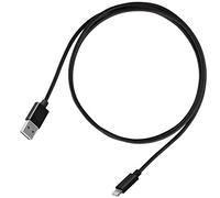 Silverstone SST-CPU03J-1000 - Cavo reversibile USB certificato Apple High Speed Charge e Data Sync, 1.0 m, rivestimento Nylon lunga durata, High Speed Charge e Data Sync, jet nero