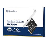 Silverstone SST-ECU06 - Scheda Host PCIe SuperSpeed 20Gbps USB 3.2 Type-C 2x2 PCIe, velocità di trasferimento Fino a 32 GT/s