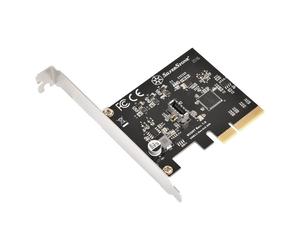 SilverStone SST-ECU07 USB-Adapterkarte PCIe 3.0 1x USB-C 3.2 intern Low