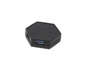 SilverStone SST-EP01 - HUB Dati 4X USB 3.0, Magnetico, Fast Charger