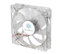 SilverStone SST-FN121-P-RL - Ventola regolabile serie FN 120mm, Low Noise, High Airflow, 9 pale, 4x LED Rossi