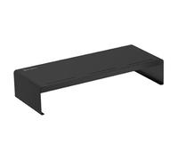 Silverstone SST-MR03 - Supporto per Monitor con Supporto per Cellulare Rimovibile, Supporto per Cuffie e vano portaoggetti, MR03 può sopportare Fino a 20 kg, Colore: Nero