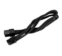 SilverStone SST-PP07-IDE6B - cavo estensione sleevato 6pin a PCI-E 6pin, 25cm, nero