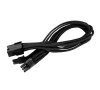 SilverStone SST-PP07-PCIB - Cavo di prolunga per alimentazione 25cm 8pin a PCI-E 6 + 2pin, nero