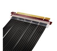 SilverStone Cavo PCI-E SST-RC04B-400 – PCI-E x16 Gen 3.0, cavo a nastro flessibile, EMI, 40 cm