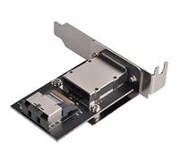 SilverStone SST-SA011 - Adattatore interno Mini SAS 26pin SFF8087 ad esterno 36pin SFF8088 su alloggiamento PCI-E