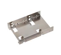 SilverStone SST-SDP08 - adattatore 3.5" a 2x 2.5" SSD/HDD Hard Drive Holder