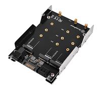 SilverStone SST-SDP12-3.5 Zoll für 2x M.2 SATA und 1x M.2 NVMe SSD Mounting Adapter Bracket