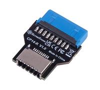 SilverStone Technology Adattatore CP14-R ad angolo retto USB 3.0 interno (19 pin) a USB 3.1/3.2 Type-C (20 pin), SST-CP14-R