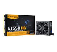 SilverStone Technology Alimentatore semi-modulare da 550 Watt 80 Plus Gold Computer Power Supply PSU, SST-ET550-HG