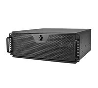 SilverStone Technology Chassis per server RM44 4U per montaggio su rack con capacità di raffreddamento a liquido potenziata (fino a 360 mm di radiatore), SST-RM44