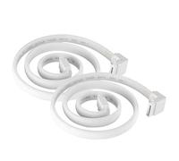 SilverStone Technology CP08W - Cavo SATA a 3 guaine a 90 gradi, con protezione EMI, confezione da 2 pezzi, colore: Bianco