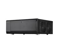 SilverStone Technology - Custodia per computer Home Theater (HTPC) con pannello frontale bloccabile per schede madri ATX/Micro-ATX GD10B
