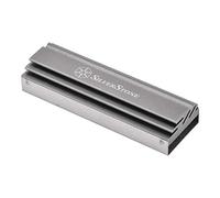SilverStone Technology Kit di raffreddamento SSD M.2 in lega di alluminio TP04