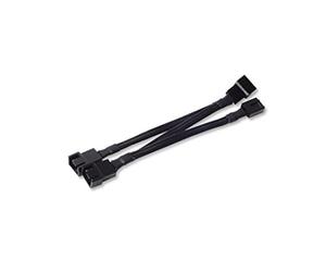SilverStone Technology PWM CPF02-USA - Splitter per ventole, da uno a tre, colore: Nero
