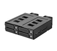 SilverStone Technology SST-FS204B-US - Gabbia adattatore per alloggiamenti singoli da 5,25" per quattro SSD U.2 (SFF-8639)