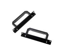 SilverStone Technology SST-RA02B - Maniglie per PC GD07 GD08 GD09 GD10, in Alluminio, Colore: Nero