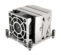 SilverStone Technology XE02-2066S - Refrigeratore CPU 2U -SFF per socket Intel LGA 2011/2066 Square & Narrow, nero/argento