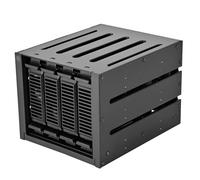 Silverstone Techology FS304-V - Gabbia da tre (3) da 13,3 cm a quattro (4) da 3,5" SAS 12G / SATA 6G Trayless Hot-swap, SST-FS304B-V