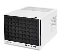 Silverstone Tek mini-dtx Small Form Factor ITX, custodia per computer con pannello anteriore in rete casi White/Black (Standard)