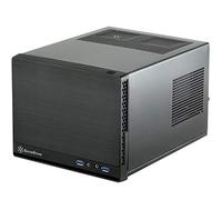 Silverstone Tek mini-dtx Small Form Factor ITX, custodia per computer con pannello anteriore in rete casi Black (Quiet)