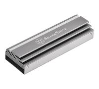 SilverStone Kit di raffreddamento M.2 SSD TP04 lega in alluminio Grigio Titanio SST-TP04T