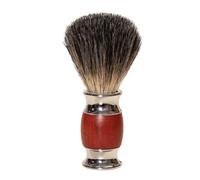 Silvertip - Pennello da barba con setole di tasso, spazzola da barba ricca di schiuma, non perde capelli, nessun odore terribile, pennello da barba da uomo, con crema da barba, schiuma e manico in