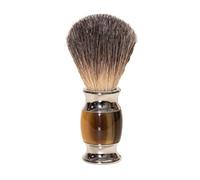 Silvertip - Pennello da barba con setole di tasso, spazzola da barba ricca di schiuma, non perde capelli, nessun odore terribile, pennello da barba da uomo, con crema da barba, schiuma e manico in