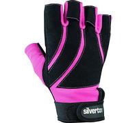 Silverton Donna Lady PRO Guanti, Donna, 46260S, Nero/Rosa, S