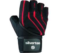 Silverton Power 4 Guanti, Unisex, 43710L, Schwarz/Rot, L