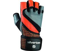 Silverton Power Grid Guanti, Unisex, 43850XXL, Schwarz/Orange/Grau, XXL