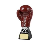 SilverTrophy: Trofeo di guantoni da boxe rosso, 15 cm, premio 3D, club e leghe, campione, re e regina eliminati, peso massimo, leggero, premio per competizioni bambini, vincitore indiscusso, piastra