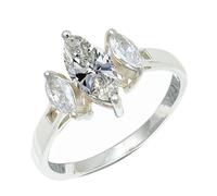 SILVERTROVE Anello argento sterling 925 con CZ pietra preziosa per uomo e donna, gioielli fatti a mano di tutte le taglie CRG1244AH_70 (22.3)