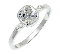 SILVERTROVE Anello argento sterling 925 con CZ pietra preziosa per uomo e donna, gioielli fatti a mano di tutte le taglie CRG1245AH_75 (23.9)