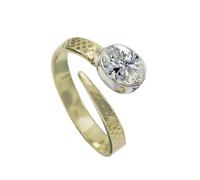 SILVERTROVE Anello in argento sterling 925 con zirconi cubici Anello con pietra preziosa Uomo Donna Anello con fascia in pietra Anello di tutte le dimensioni Gioielli fatti a mano CRG1093AH_60 (19.1)