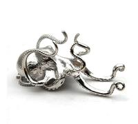 (silvery) Octopus-Holder Golden Animal Shape Cell Phone Holder Desk Phone Stand Art Work