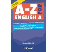 Silvia Codita A-Z for English A: Literature and Language & Literatur (Tascabile)
