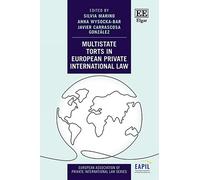 Silvia Marino Multistate Torts in European Private Internatio (Copertina rigida)