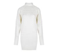 Silvian Heach - Abito in Maglia con Collo Alto - - Dresses - Donna - Bianco - S