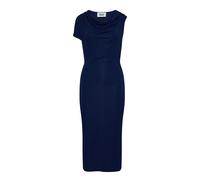 Silvian Heach - Abito lungo con scollo drappeggiato e dettagli luminosi - - Dresses - Donna - Blu - S