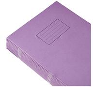 SILVINE A4 EXER BOOK 80PG LINED MARG PUR