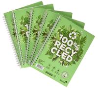 Silvine A5 Premium Recycled Wirebound Notebook - 120 Lined Pages of 100% Recycle