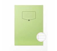 Silvine BACOFF Recycled Exercise Book A4 - Color: Green