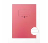 Silvine BACOFF Recycled Exercise Book A4 - Color: red