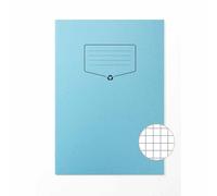 Silvine BACOFF Recycled Squared Exercise Book A4 - Color: Blue