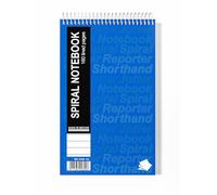 Silvine - Blocco a spirale del Reporter Shorthand NOTEBOOK con 160 pagine (Confezione da 10)