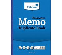 SILVINE CARBONLESS DUPE MEMO BOOK 714, 3 Pezzi