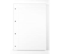 Silvine Confezione di 500 fogli A4 a righe con margine